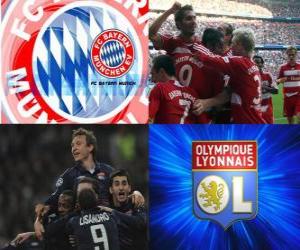 пазл Лига чемпионов УЕФА 2009-10 полуфинал, FC Bayern München - &quot;Лион&quot;